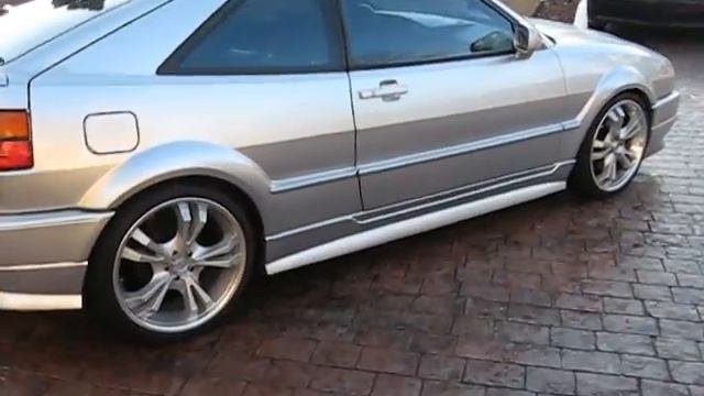 vw volkswagen Corrado VR6 1993 2.8L not G60 1990 91 92 94 Turbo Silver смотреть онлайн