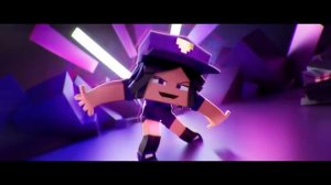 Purple Girl (I'm Psycho)  - Minecraft Animation Music Video Фиолетовая девочка с перемоткой