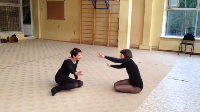 Этюд Ларисы Миллер "Эхо любви". Алексеевская гимнастика. Май 2016 смотреть онлайн