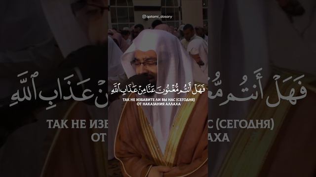 Слабые скажут тем, которые были высокомерными, мы следовали за вами... | Насыр аль-Катами смотреть онлайн