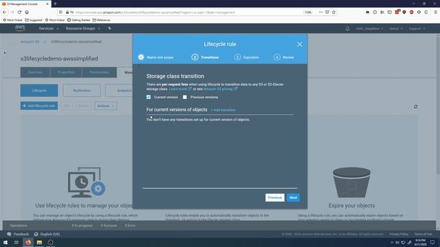 AWS S3 Tutorial - How to Create Lifecycle Rules to Manage your S3 Files! смотреть онлайн