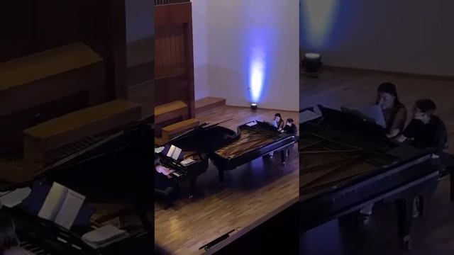 Aram Khachaturian: Sabre dance transcribed for 2 pianos 8 hands by Raffi Kharajanyan. смотреть онлайн