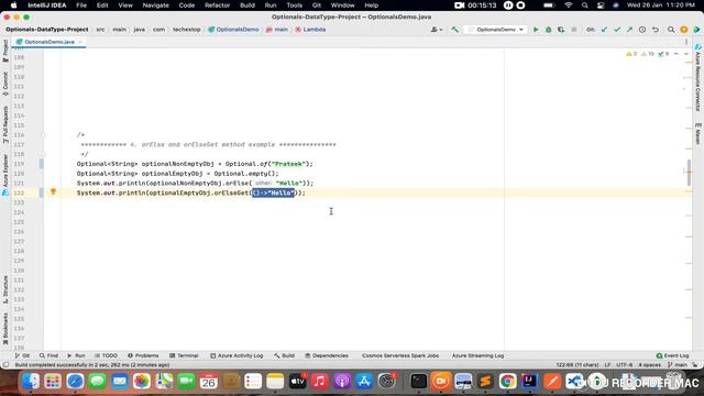 Optional in Java смотреть онлайн