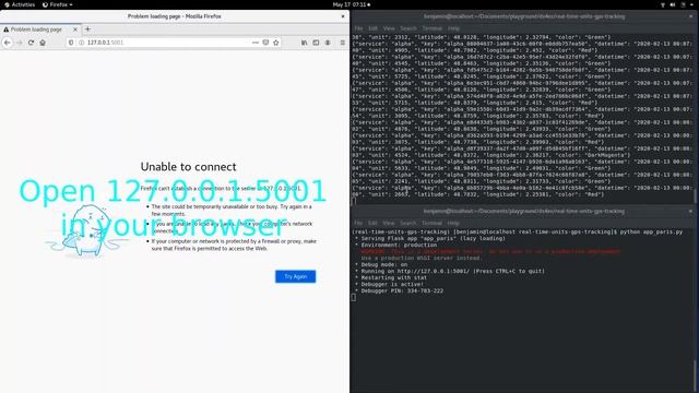 [Demo] Real-time GPS tracking service with Python and Apache Kafka смотреть онлайн