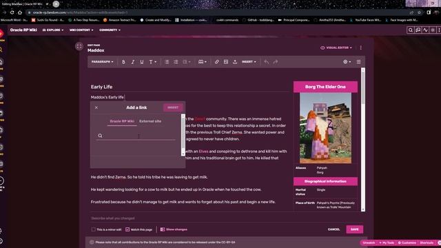 Adding your character to Oracle RP wiki смотреть онлайн