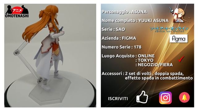 ASUNA - (action Figure FIGMA) Omotenashi Anime