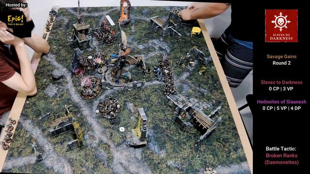 Hedonites of Slaanesh VS Slaves to Darkness - Warhammer Age of Sigmar 3.0 Battle Report смотреть онлайн
