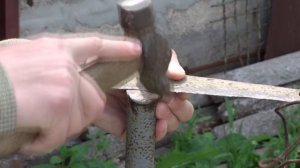 Как отклепать (отбить) косу