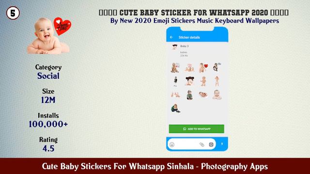 Top 10 Cute Baby Stickers For Whatsapp Sinhala Android Apps смотреть онлайн