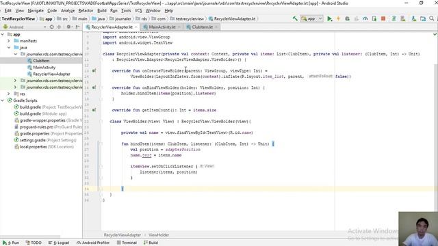Android Kotlin -Toast Adapter Position смотреть онлайн