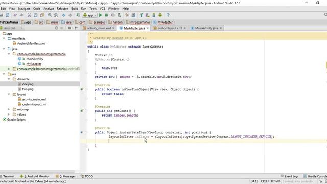 Custom ViewPager to swipe images in Android Studio Tutorial смотреть онлайн