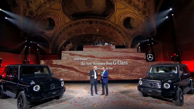 2019 Mercedes G-Class Presentation with Arnold Schwarzenegger