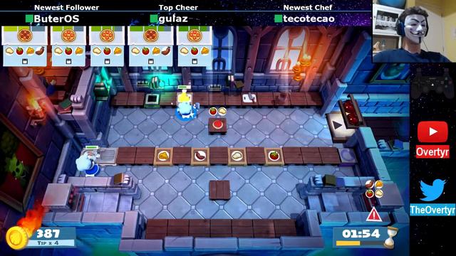 Overcooked 2 – Level 3-3 - 4-Stars World record! - 1 Player - Score: 947 смотреть онлайн