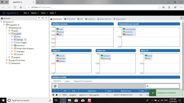 Tutorial 06 - Create GIS database using pgAdmin 4 смотреть онлайн
