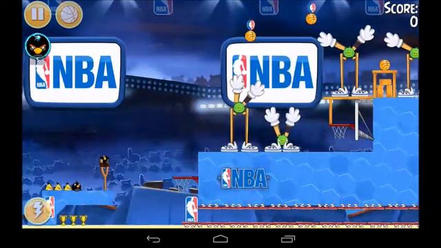 Angry Birds Seasons Ham Dunk прохождение смотреть онлайн
