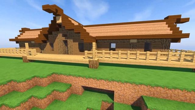 Дом на острове в Майнкрафт - Скачать карту - Minecraft Timelapse смотреть онлайн