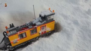 WORKING Lego Train Snow Plow