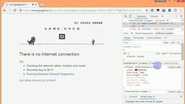 hacking the google dino game || 100% working смотреть онлайн