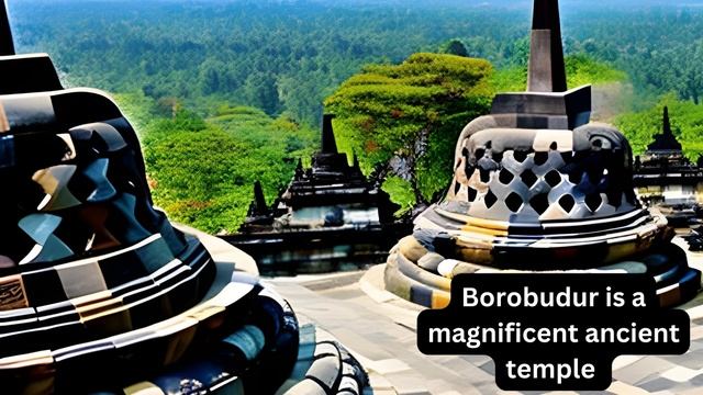 Borobudur is a temple located in Central Java смотреть онлайн