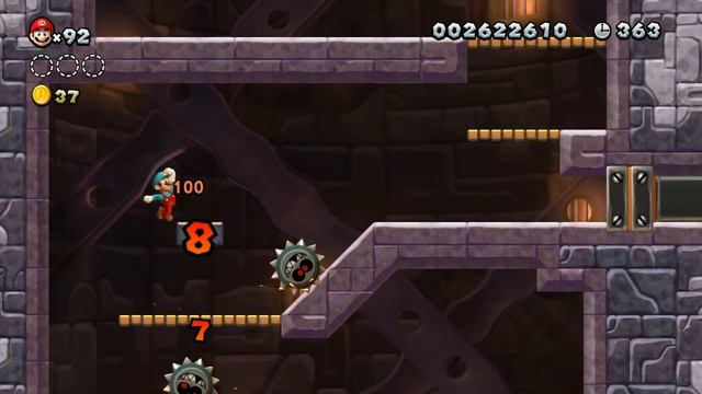 New Super Mario Bros U Gameplay Walkthrough Rock Candy Mines Grinding Stone Tower смотреть онлайн