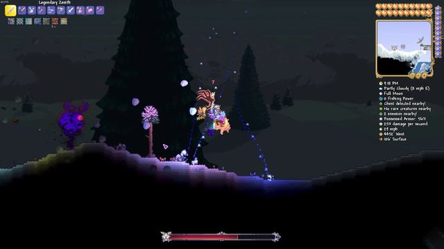 Terraria 1.4.3 Don't Starve Crossover- Deerclops Full Fight (NEW BOSS) смотреть онлайн