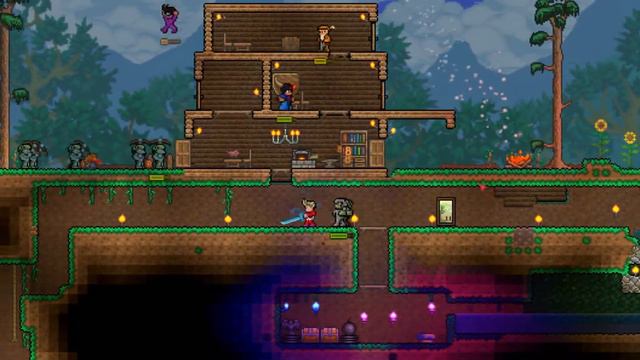 GOBLIN ARMY BATTLE - Terraria MULTIPLAYER (Part 6) смотреть онлайн