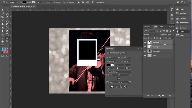 Polaroid con Photoshop смотреть онлайн