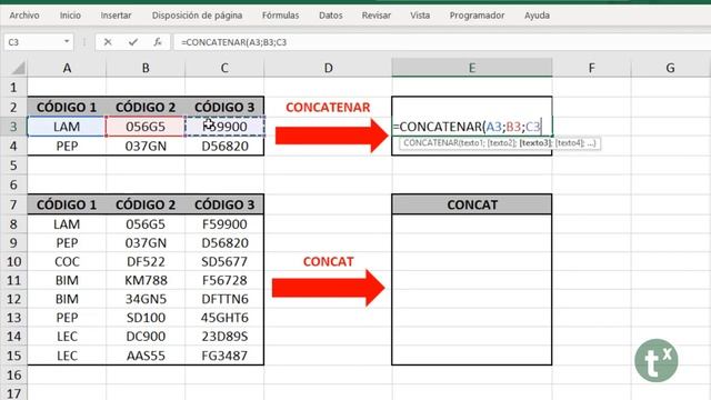 La función CONCAT en Excel ? смотреть онлайн