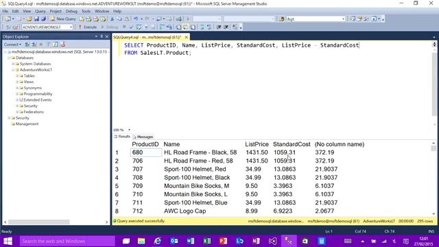 1 - Querying with Transact-SQL - Introduction to Transact SQL смотреть онлайн