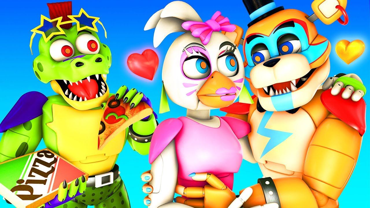 Если бы ГЛЭМРОКИ были СЕМЬЕЙ (FNAF: SECURITY BREACH Анимация 3D) смотреть онлайн