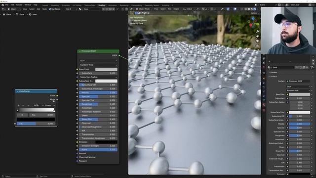 10 Minute Tutorial - Build a Simple Network in Geometry Nodes (Blender Abstract tutorial) смотреть онлайн