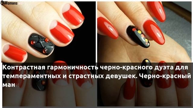 Лучшие идеи красного маникюра 2019 смотреть онлайн
