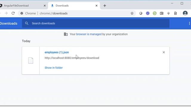 File download from server using Angular and Spring Boot смотреть онлайн