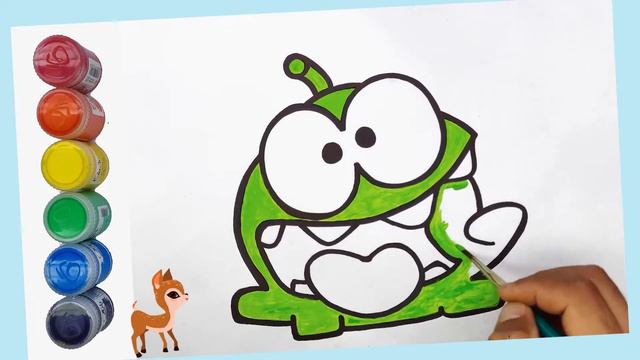 Draw omnom frogy / how to draw omnom frog cartoon смотреть онлайн