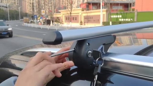 Universal Rooftop Roof Rack Crossbar Installation Guide смотреть онлайн
