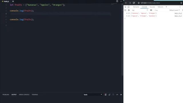 [JavaScript] Sorting Arrays Elements | Uppercase Lowercase Elements | JS Tutorial смотреть онлайн