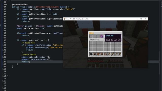 How to make a Spigot 1.15+ plugin (Ep16) Kit GUI Plugin смотреть онлайн