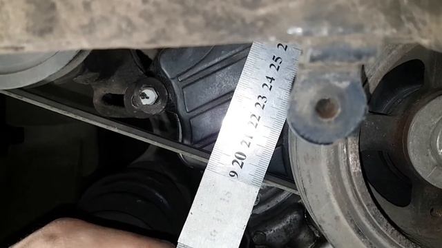 Правильное натяжение ремня ГУР. смотреть онлайн