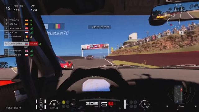 Gran Turismo Sport Live #100 -- Daily Race B Gr.4 -- Mount Panorama Bathurst смотреть онлайн
