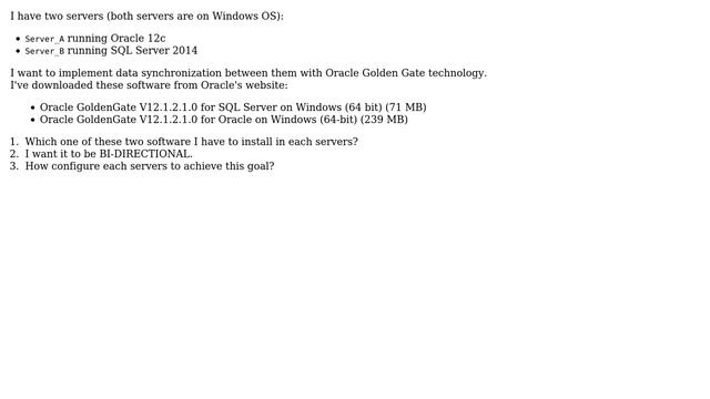 Databases: BI-DIRECTIONAL Oracle Golden Gate for Oracle 12c and SQL Server 2014 смотреть онлайн