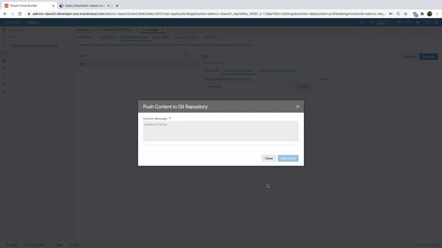 Using Application Profile to Switch Backend Servers with Visual Builder Studio смотреть онлайн