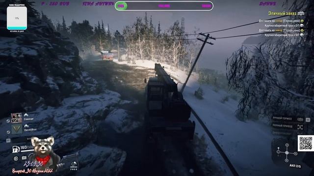 SnowRunner, хардкор, прохождение на русской технике №36 (Аляска) смотреть онлайн