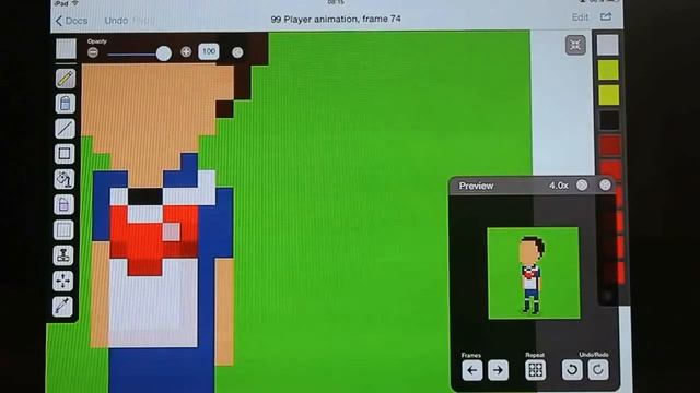 Pixel Soccer - How we create a player... смотреть онлайн