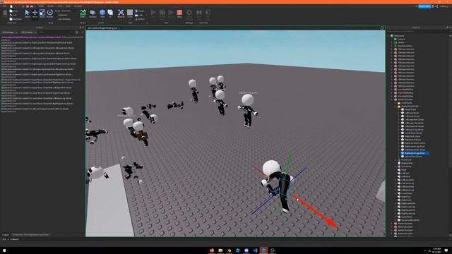 Roblox Skinned Mesh Ragdoll смотреть онлайн