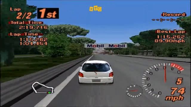 Gran Turismo 2 - Mitsubishi Minica PJ HD Gameplay смотреть онлайн