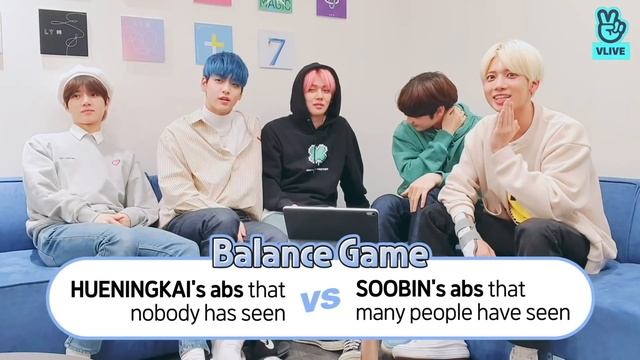 (ENG sub) [VLIVE] TXT - TXT’s Balance Game смотреть онлайн