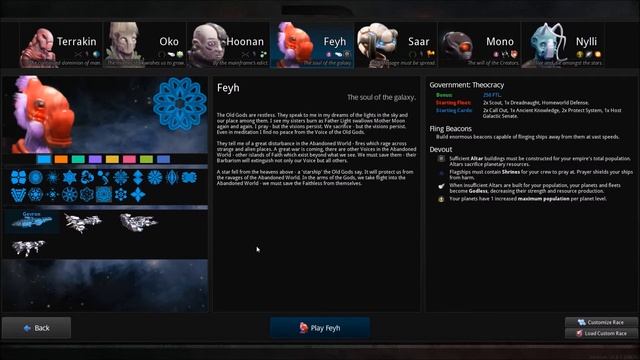 Star Ruler 2: Race Traits смотреть онлайн