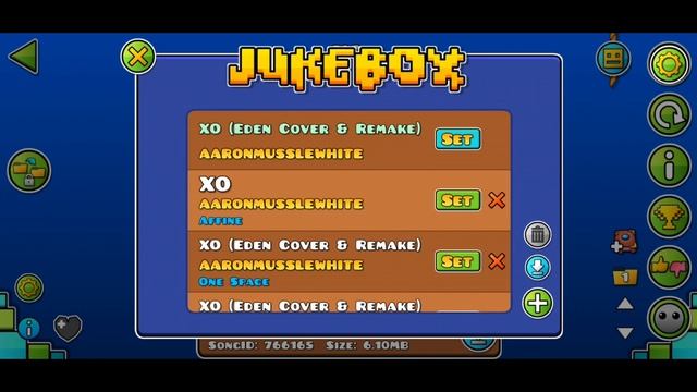 (Android y PC) "Jukebox" Como reemplazar canciones en Geometry Dash 2.205 смотреть онлайн