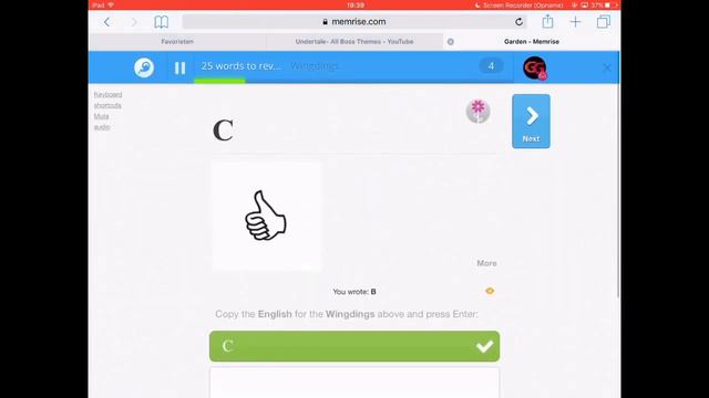 Learning WingDings (Language Font)