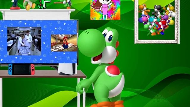 What are these commercials | Yoshi reacts to Mario reacts to Cursed Nintendo commercials смотреть онлайн
